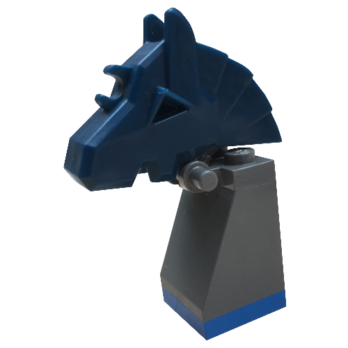 Viking Chess Piece Blue Knight - Portions may be Glued [Keine Farbe/Beliebige Farbe]