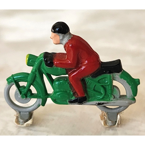 HO Scale Motorcycle, Racing Green