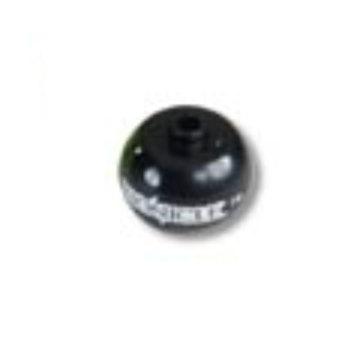 Pen Bead, Round Orb with Bionicle Logo Print Schwarz