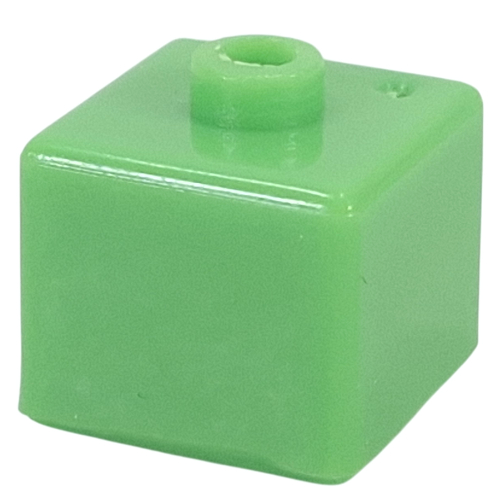 Pen Bead, Square Bright Green