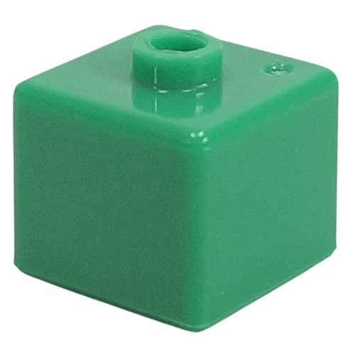 Pen Bead, Square Green