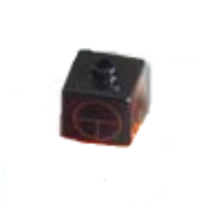 Pen Bead, Square with Matoran Alphabet (Circles and Lines) Print Schwarz