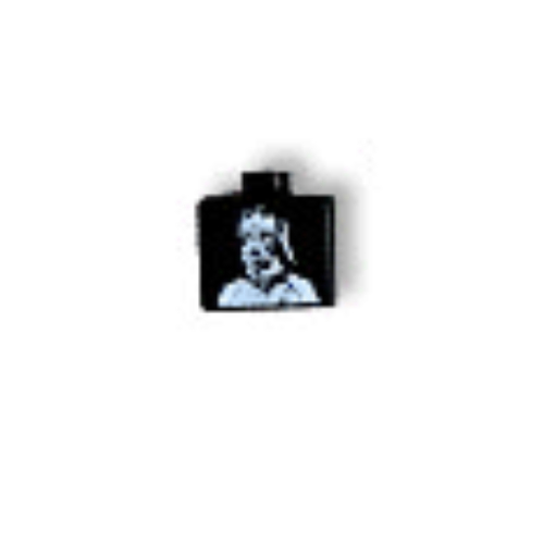 Pen Bead, Square with Darth Vader, TIE Fighter Print Black