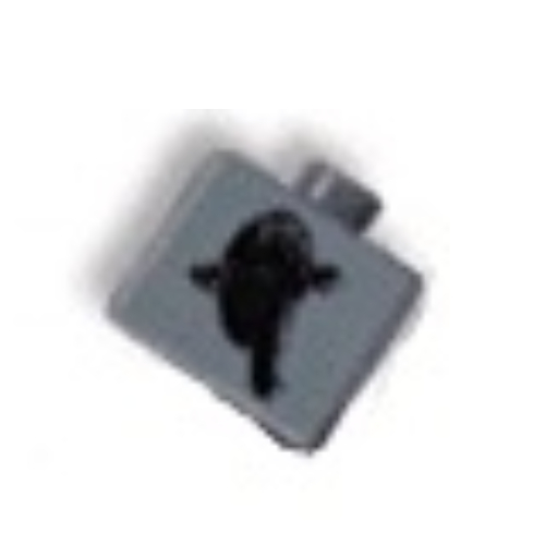 Pen Bead, Square with Slave I Print Light Gray