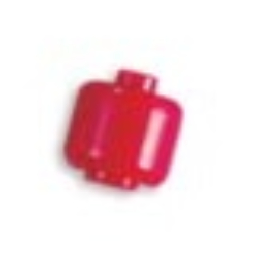 Pen Bead, Round Large, Curved Edges / Cylinder Rot