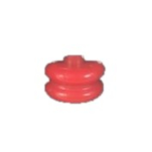 Pen Bead, Round Curved, Hourglass Rot