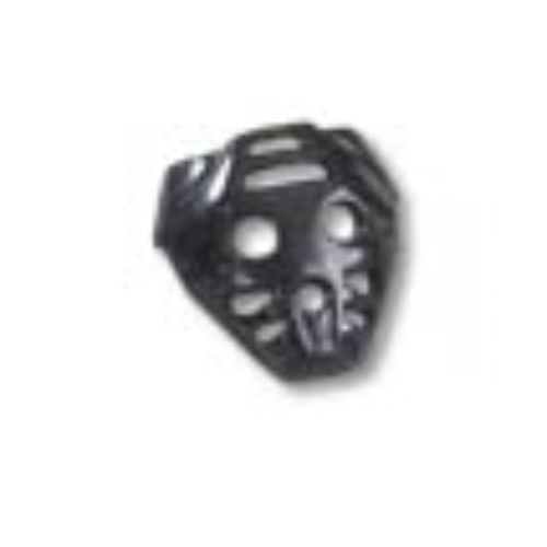 Pen Bead, Bionicle Mask, Kanohi Pakari Schwarz