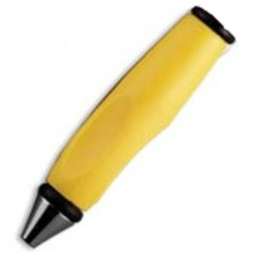 Pen Body, with Chrome Tip, Black Ends Yellow