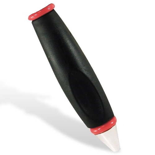 Pen Body, with Chrome Tip, Red Ends Schwarz