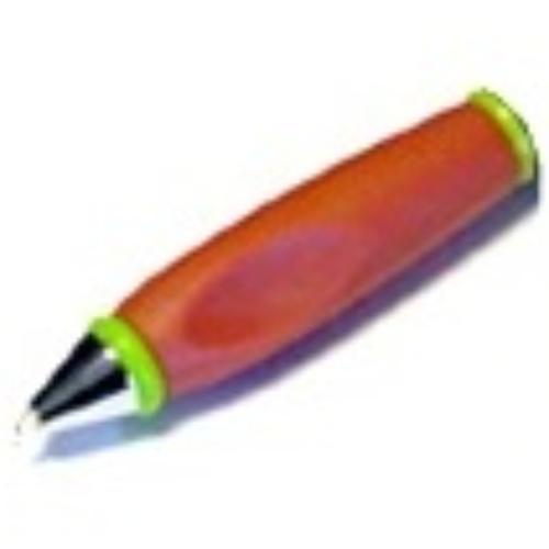 Pen Body, with Chrome Tip, Lime Ends Rust