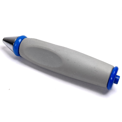 Pen Body, with Chrome Tip, Blue Ends Medium Violet