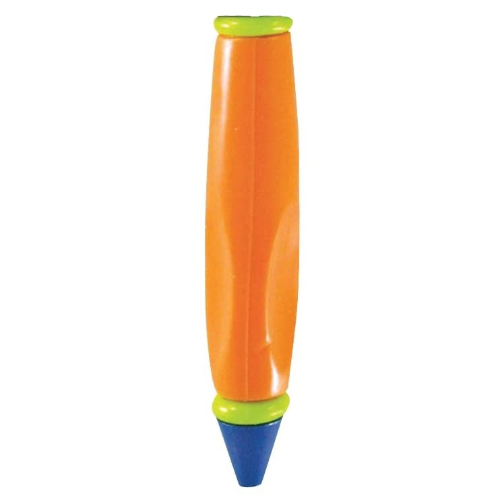 Pen Body, with Blue Tip, Lime Ends Orange