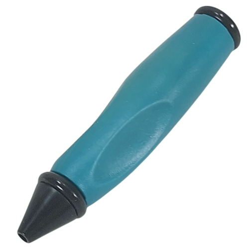 Pen Body, with Black Tip, Black Ends Blau