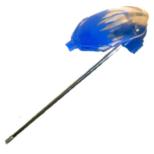 Pen Shaft, with Bionicle Mask Pocket Clip Blue