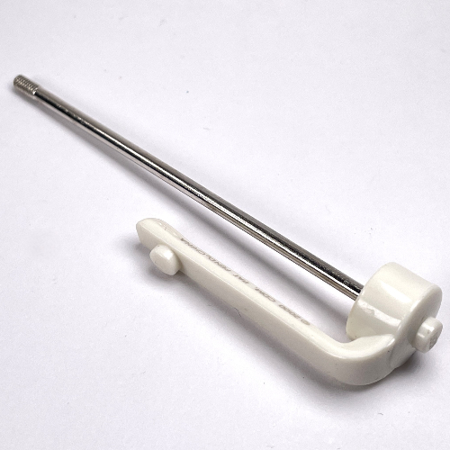 Pen Shaft, with Pocket Clip [Plain] White