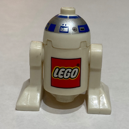 Pen Bead, Minifigure, R2-D2 White