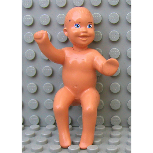 Scala Baby with Large Blue Eyes Print (Thomas) Nougat