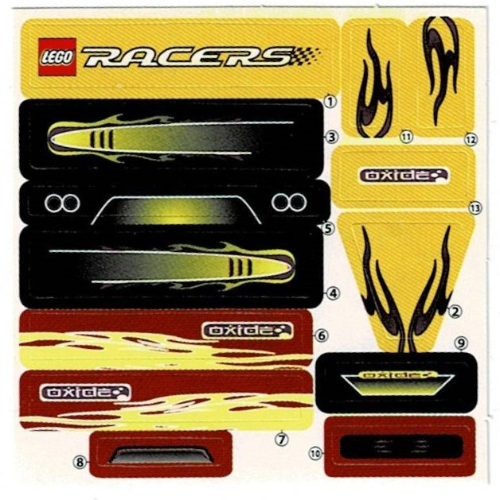 Sticker Sheet for Set McDR7US-1 [No Color/Any Color]