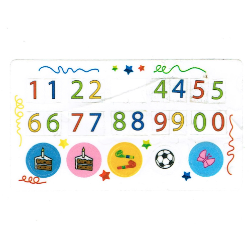 Sticker Sheet for Set 850791-1 [No Color/Any Color]