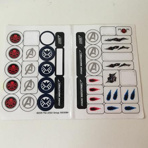 Sticker Sheet for Set 5003084-1 [No Color/Any Color]