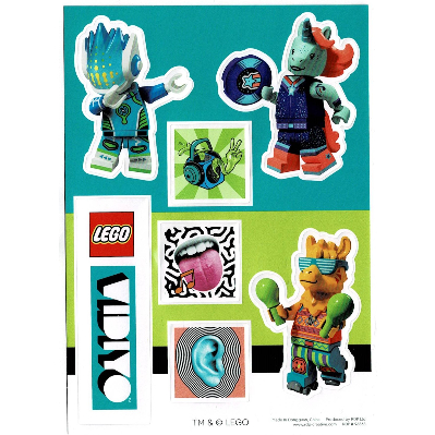 Stickerbogen 2 für Set 5006771-1 [Keine Farbe/Beliebige Farbe]