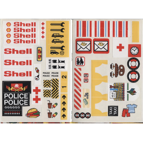 Stickerbogen für Set 200-2 [Keine Farbe/Beliebige Farbe]