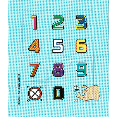 Sticker Sheet 2 for Set 5007766-1 [No Color/Any Color]