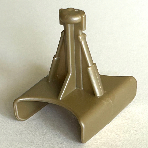 Packaging Lid Clip, Bionicle Pearl Light Gold