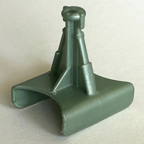 Packaging Lid Clip, Bionicle in Metallic Green