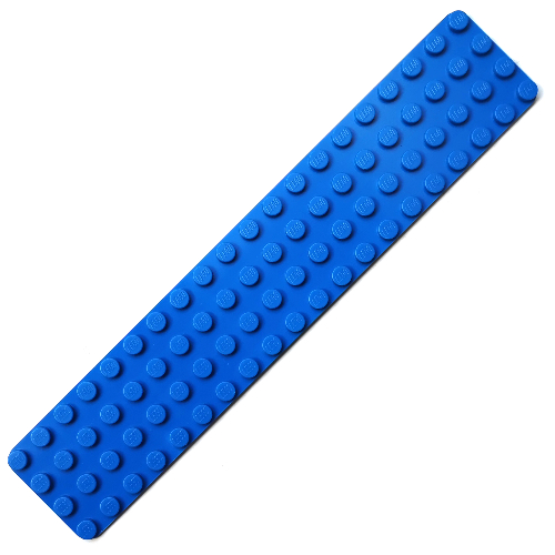 Baseplate 4 × 20 Blue