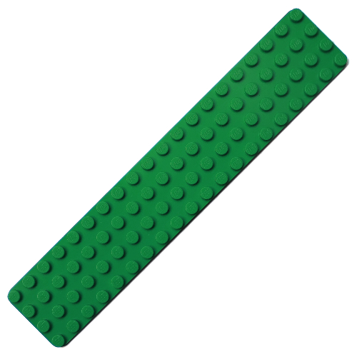 Baseplate 4 × 20 Green
