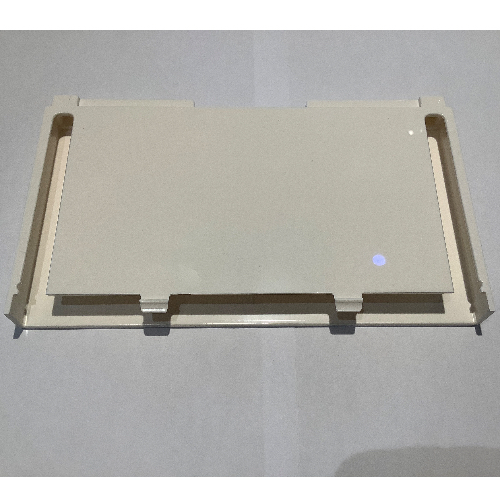 BYGGLEK Side Panel, 22 × 10 × 2, 6 × 6 × 1 Cutout White