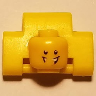 Watch, Link, Long with Minifigure Head Male Yellow
