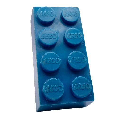 Jumbo Brick 2 × 4 [European Version] Blue