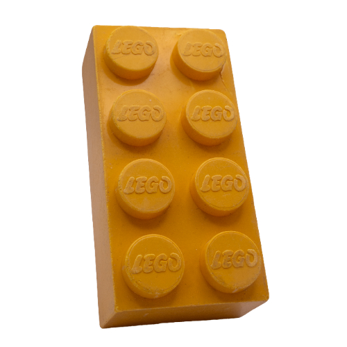 Jumbo Brick 2 × 4 [European Version] Gelb