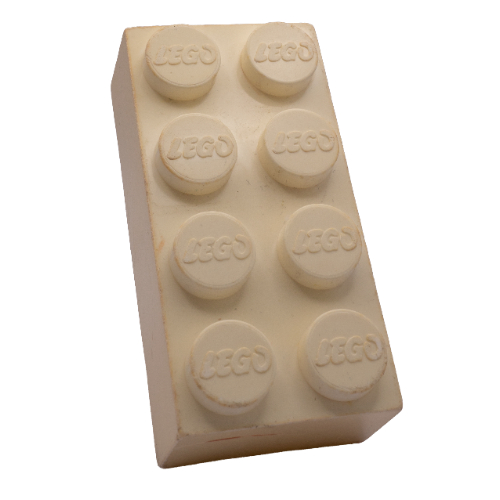 Jumbo Brick 2 × 4 [European Version] White