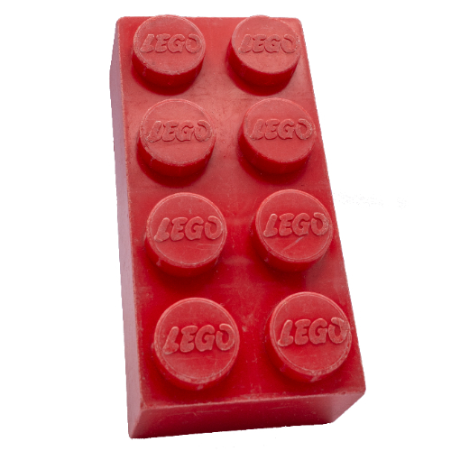 Jumbo Brick 2 × 4 [European Version] Rot