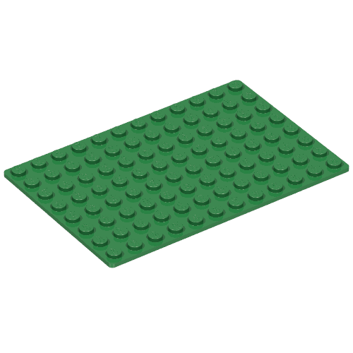 Baseplate 8 × 12 Green