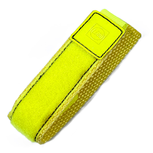 Watch, Band, Velcro with Black Stitching Neon Green