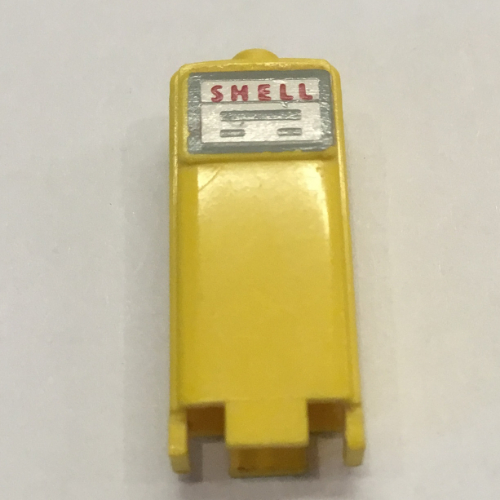 HO Scale Accessory Petrol Pump Shell Print (Sticker) Gelb