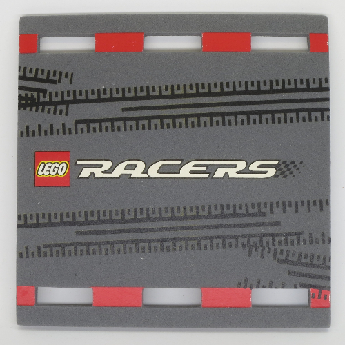 Ramp, 20 × 20 with Tyre Marks and LEGO Logo Print Dunkelblaugrau
