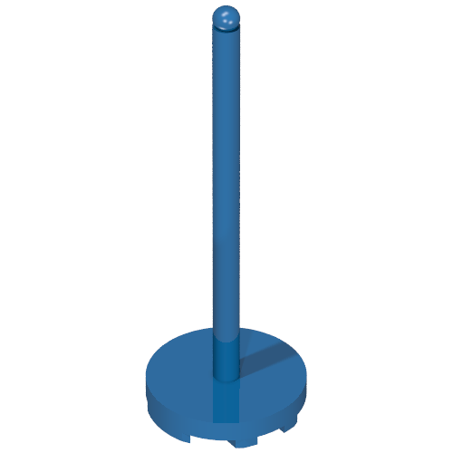 Fabuland, Equipment Umbrella Stand with Round Base Blue