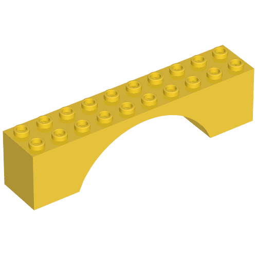 Minitalia Arch 2 × 10 × 2 with Bottom X Support Gelb