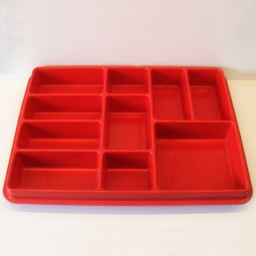 Storage / Sorting Tray, Ten Compartment Rot