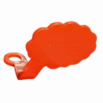 Minifig Neckwear Speech Bubble, Cloud Edge, Right Rot