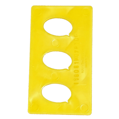Make Your Own Sayings Stencil Yellow
