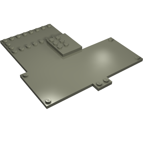 Vehicle Track, Train, 12V Decoupler Base Dunkelgrau