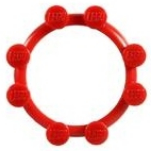 Watch, Bezel Round, 8 Studs Rot
