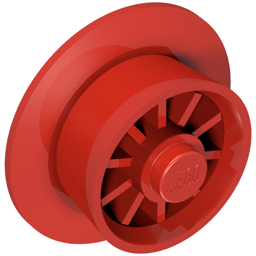 Train Wheel Spoked for Motor Rot