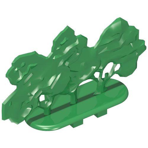 Plant, Tree Flat Bush plain with feet Green
